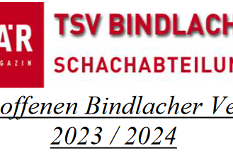 Bildliche Ankündigung der am 13.10 beginnenden Vereinsmeisterschaft des TSV Bindlachs