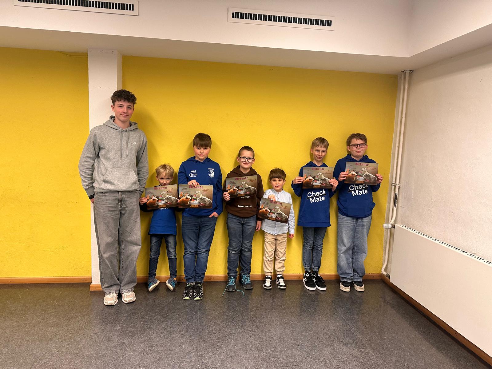 Bindlacher Schachkinder beim Turnier in Nürnberg